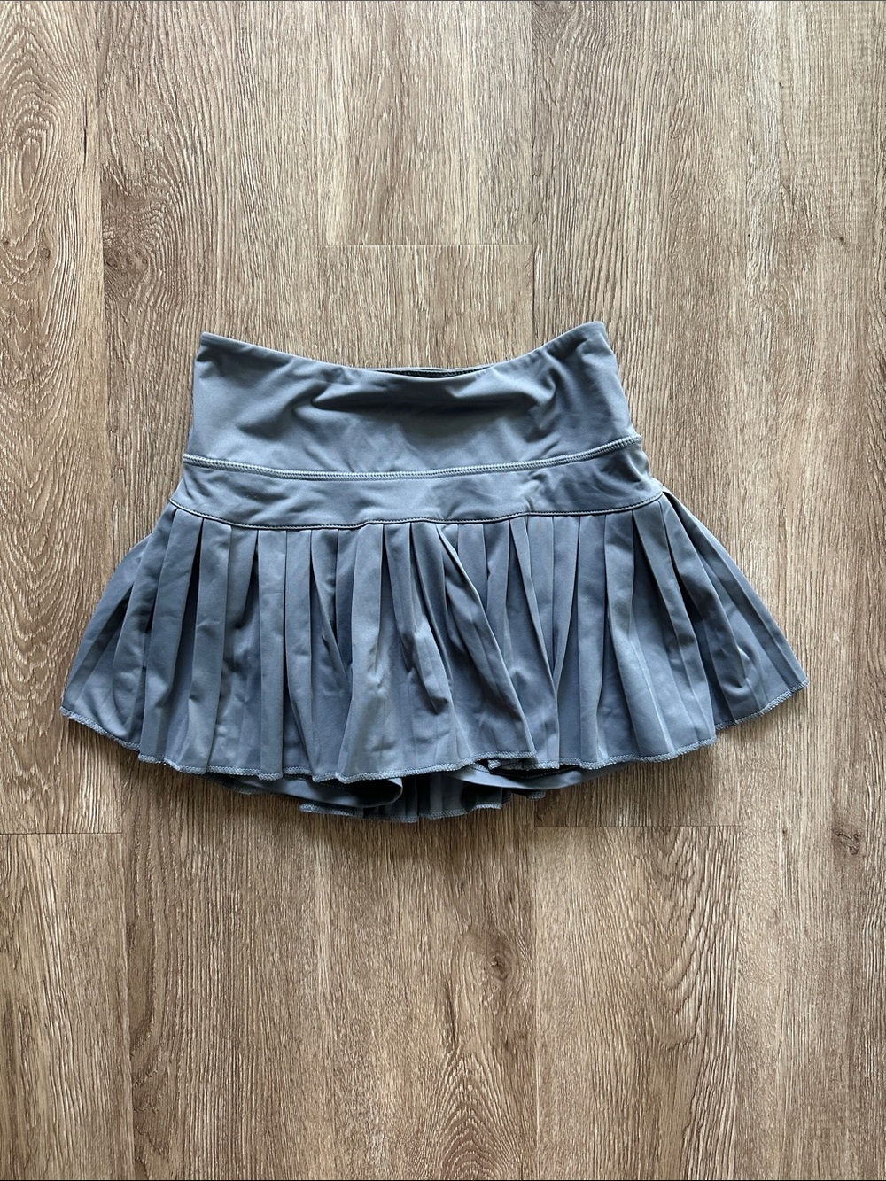 Gold Hinge Pleated Tennis Skirt Dark Grey XS Pickleball Activewear